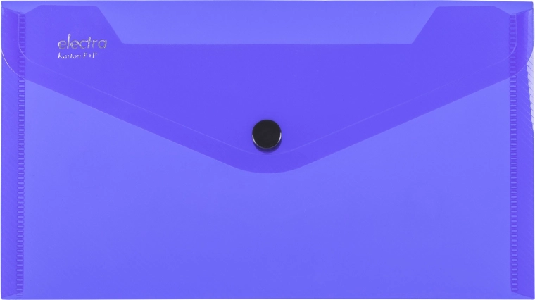 Navy blue clutch with snap closure