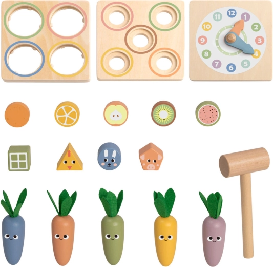 5 activities in 1 thanks to interchangeable panels