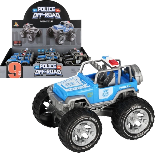 Off-road police car – monster truck 13 cm