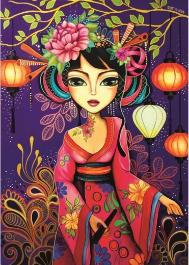 Geisha Puzzle 1000 Pieces