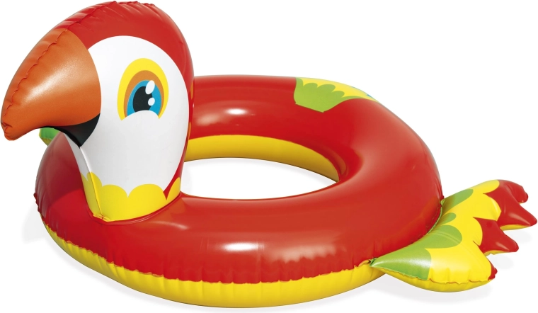 Kids inflatable swim ring for water Bestway parrot - 1 piece