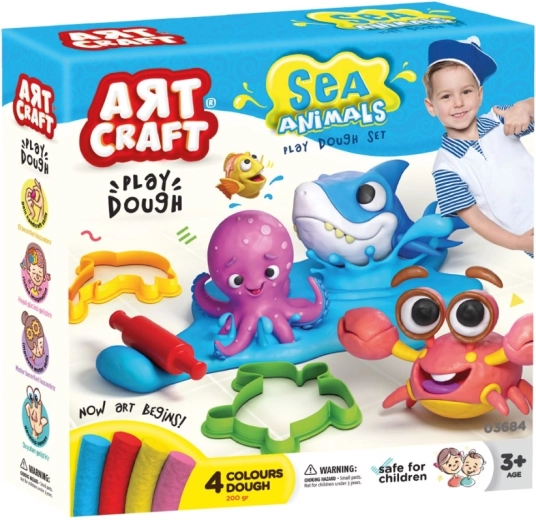 Four Colors of Modeling Clay