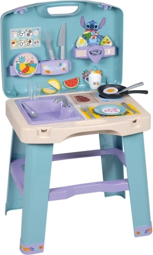 Детска мобилна кухничка SMOBY STITCH – кухничка в куфарче