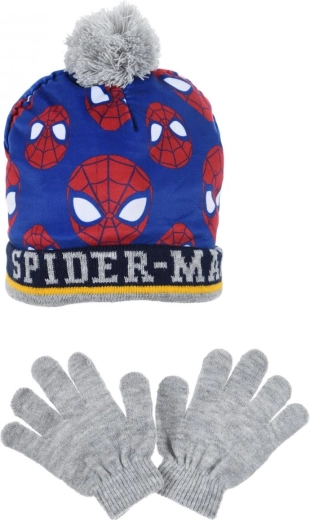 Детска шапка и ръкавици Spiderman