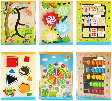 Learning through play: numbers, shapes, colors and time