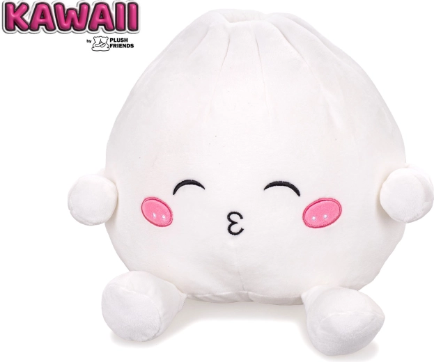 Plush Friends Kawaii plush Bao dumpling with a puckered mouth 25 cm - 1 piece
