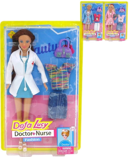Defa Lucy doll doctor / nurse 29 cm with accessories - 1 piece