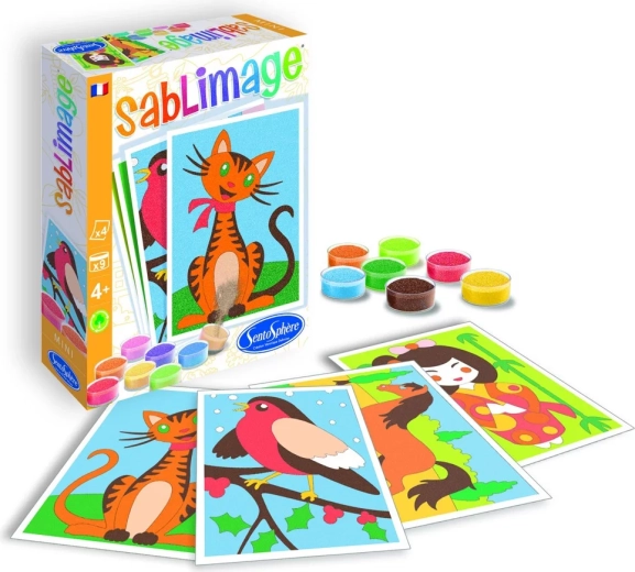 Sentosphere Sablimage mini sand pictures Cuddly friends