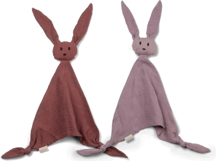 NUUROO ado muslin cuddle cloth woodrose/mahogany - 2 pcs