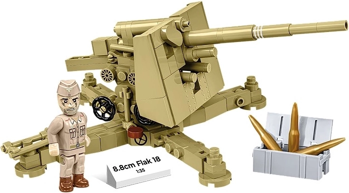 Емблематичното оръдие 8,8 cm Flak 18 в мащаб 1:35