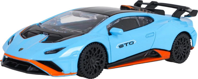 Metal body and rubber tires