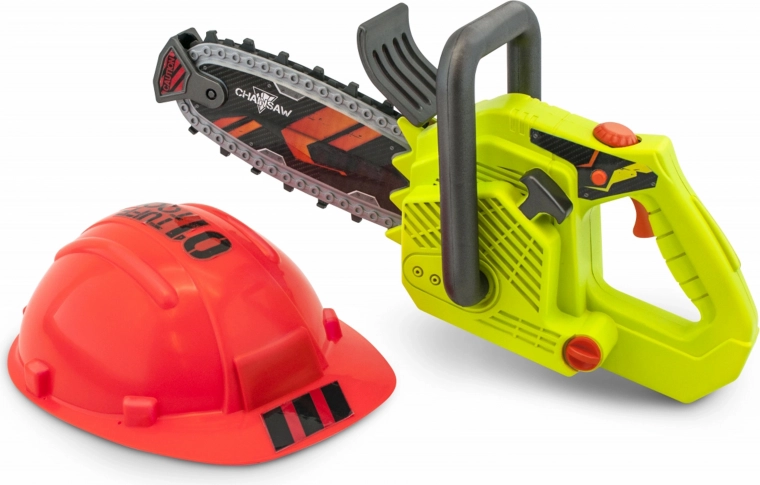 Tuff Tools children's chainsaw with helmet, 36 cm