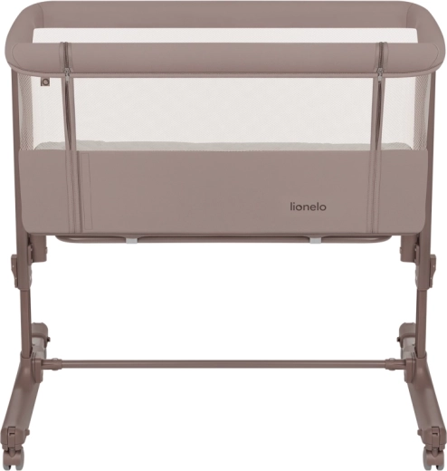 Lionelo Aurora 3в1 детско легълце и приставно легло beige taupe