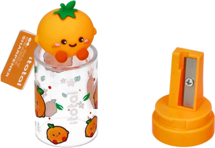 i-Total Handheld Pencil Sharpener Orange