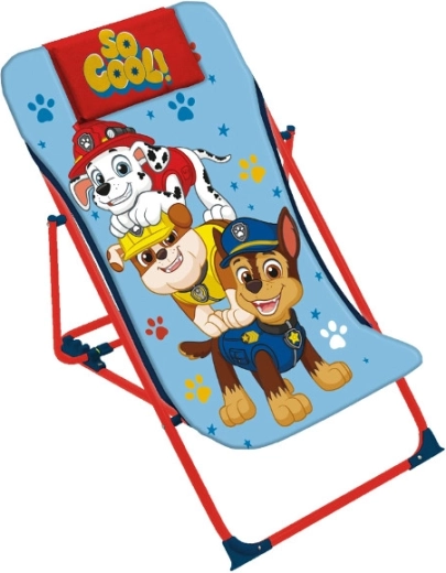 сгъваем детски шезлонг PAW PATROL 66 см