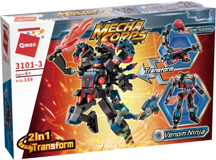 2в1 преизграждане: Venom ninja и Flame scorpion