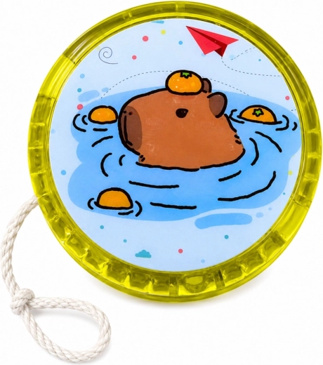 Cute capybara design and a mix of colors
