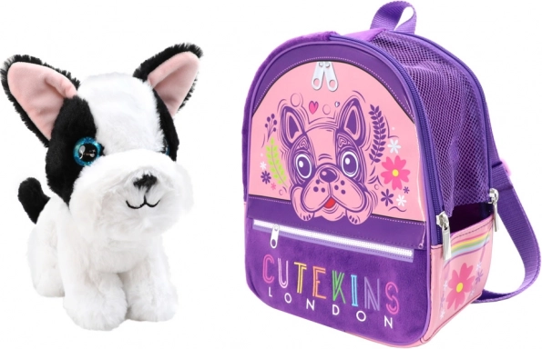 Плюшено кученце с детска раничка CUTEKINS