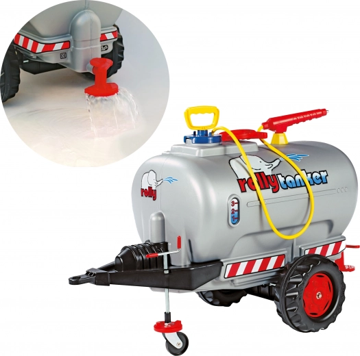 Водна цистерна-ремарке Rolly Toys с пръскачка и помпа