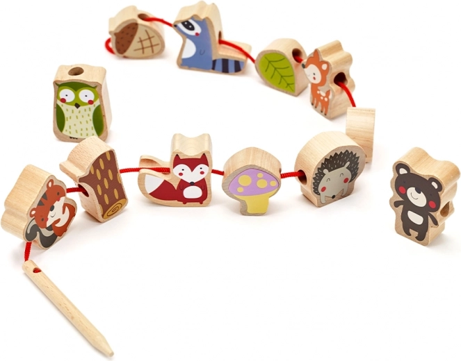 A magical forest full of animals