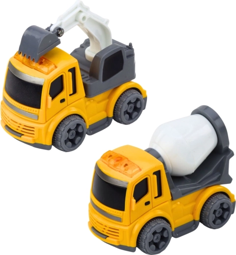 Construction vehicles and traffic accessories
