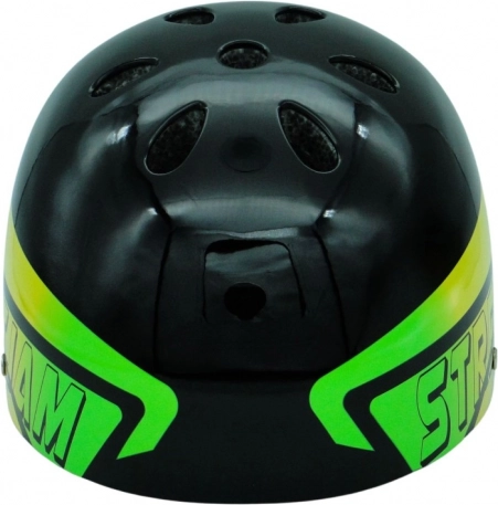 Dazzler cycling helmet black with green-yellow accents – size M
