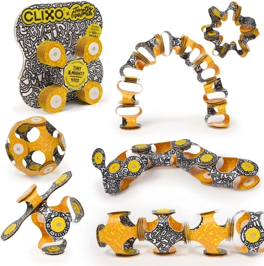 CLIXO Tiny & Mighty Artist Edition Timothy Goodman магнитен конструктор – 9 части