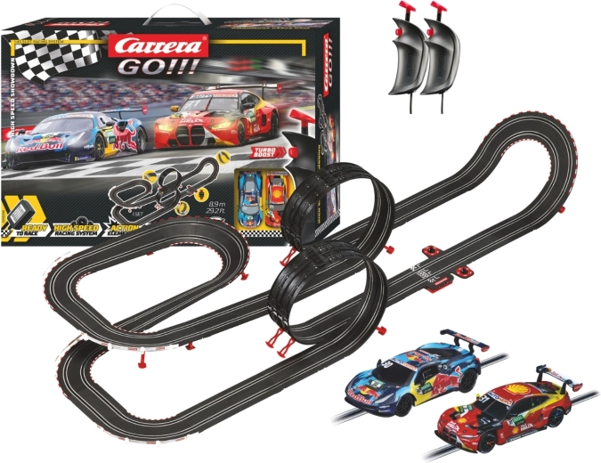 Carrera GO!!! DTM High Speed Showdown slot car racing track 8.9 m