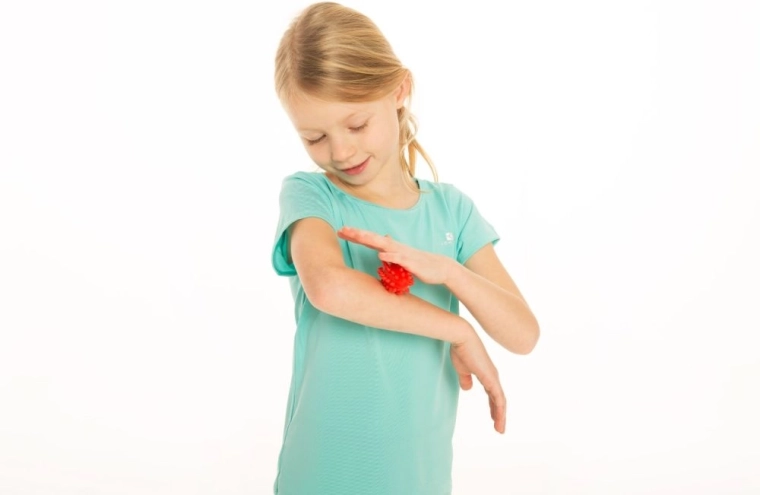 Gentle massage and tactile stimulation