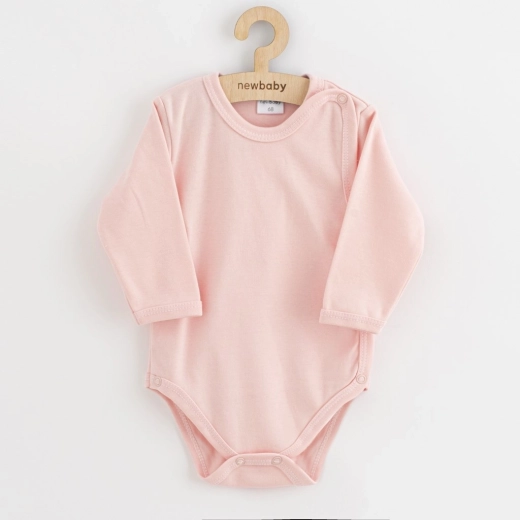 Baby bodysuit with full front snaps New Baby Classic II light pink