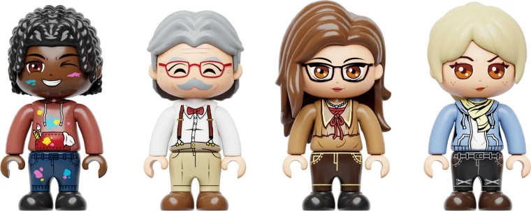 Minifigures for scenes and creative play