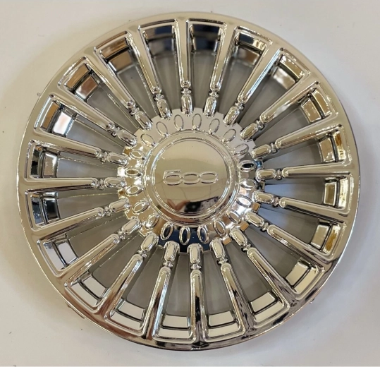 Wheel covers for Fiat 500 ride-on push car
