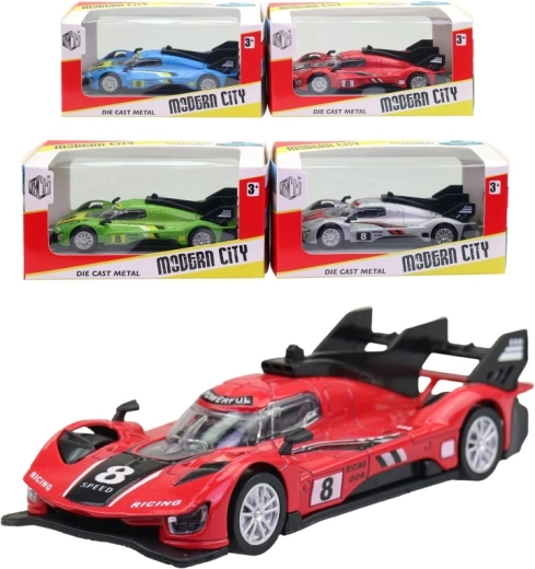 Metal racing car 11 cm