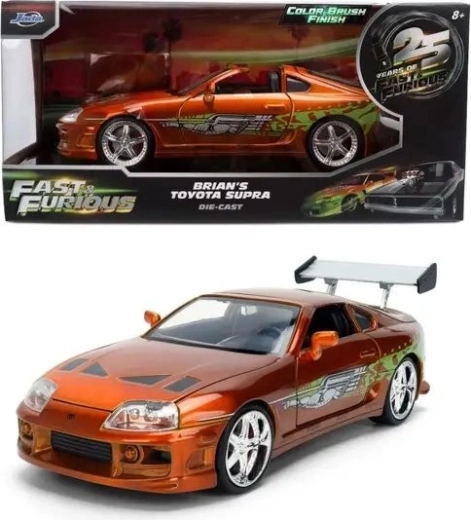 Jada Toys Toyota Supra 1995 юбилейно издание „Бързи и яростни“ в мащаб 1:24