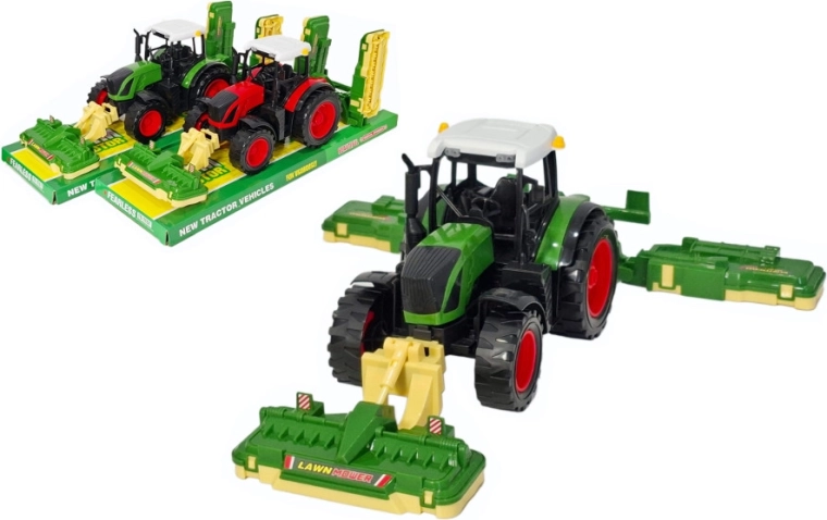 Tractor with mower