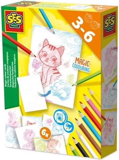 SES Creative Magic Colouring магически книжки за оцветяване с пастели