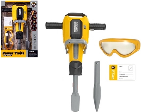 Детски пневматичен чук Power Tools – жълт