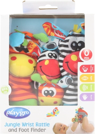 Playgro дрънкащи чорапки и гривнички за бебета
