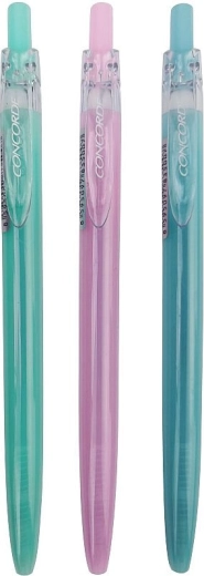 Химикалка Concorde Crystal, микс пастелни цветове