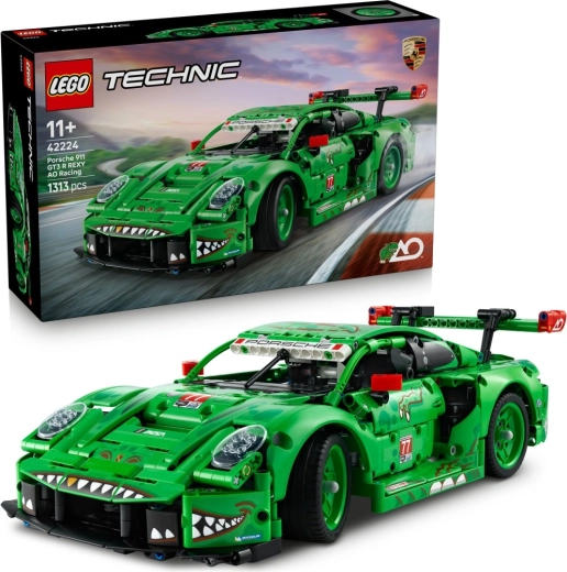 LEGO Technic Porsche 911 GT3 R REXY AO Racing състезателен автомобил