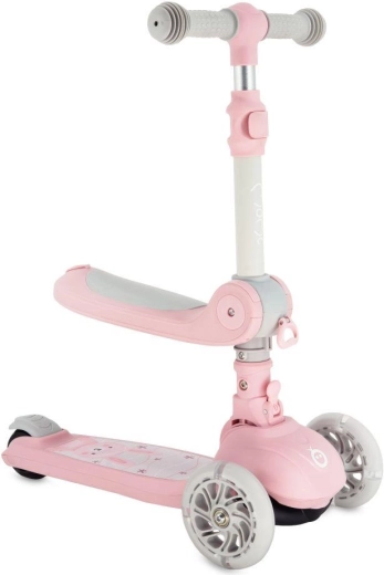 MoMi DEBE 2-in-1 Children's Scooter, Pink