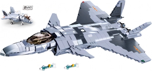 Sluban Model Bricks изтребител Chengdu J-20