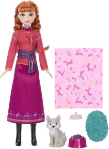 Disney Frozen Anna Doll with Wolf Cub
