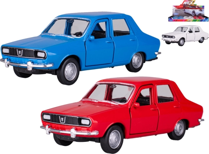 Метален модел на автомобил Dacia 1300 1:34 Welly с инерционно задвижване