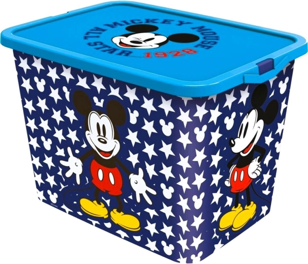 Кутия за съхранение с капак с клипсове Disney Mickey