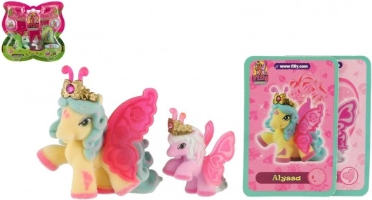 Filly Butterfly семейни фигурки – комплект от 2 плюшени кончета с аксесоари