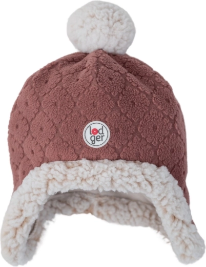 Lodger fleece hat Hatter folklore rosewood 6–12 months