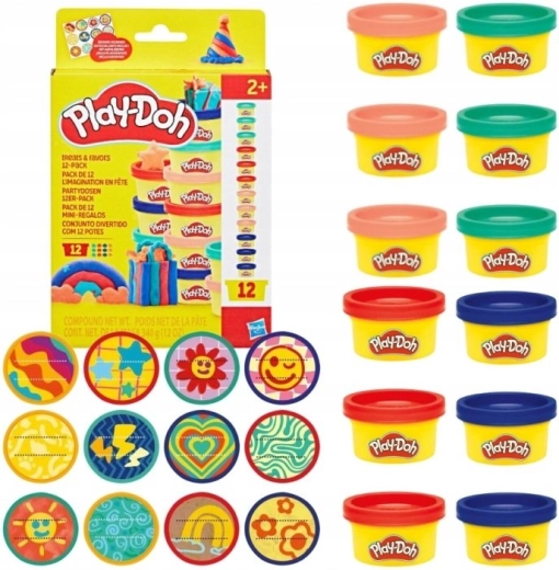 Play-Doh комплект пластилин в 12 кутийки