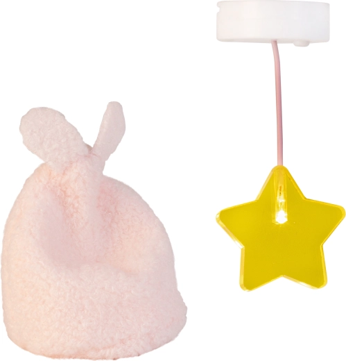 Lundby Dollhouse Lighting, Star Lamp and Bunny-Ear Pouf
