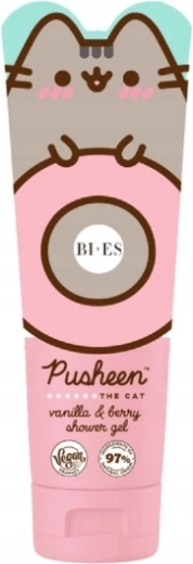 Pusheen The Cat 2-in-1 shower gel and shampoo with vanilla and wild berries fragrance 240 ml